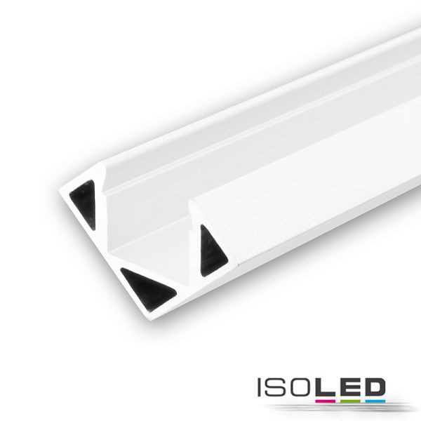 ISOLED LED Eckprofil CORNER11 Aluminium pulverbeschichtet weiß RAL 9010, 200cm, 113082