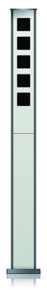 TCS Kommunikationssäule, unbestückt für 5 AMI-Module, freistehend 1,70 m Höhe, K35AS