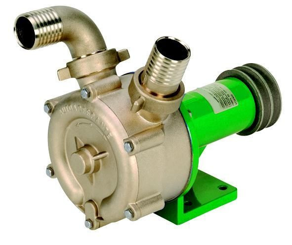 ZUWA EP/K40 Pumpe ohne Antrieb, mit Keilriemenscheibe, Seitenkanalpumpe aus Bronze, GLRD Viton, Fördermenge 120 l/min, 180205