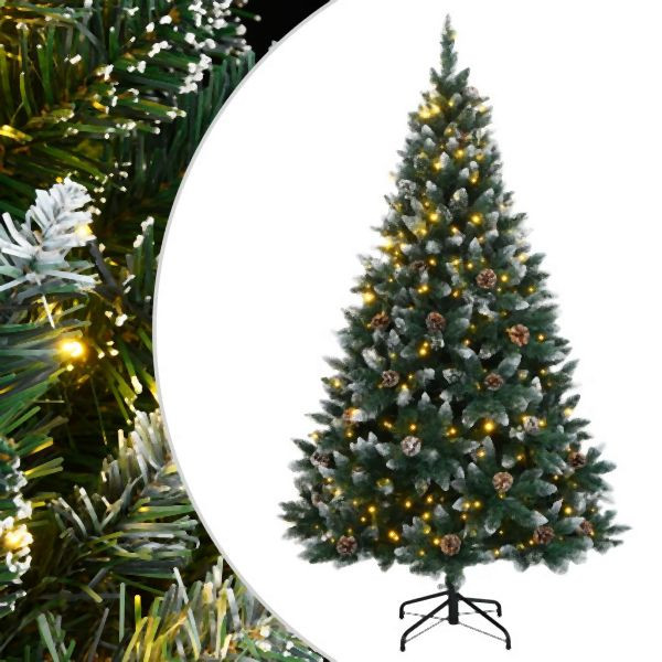 vidaXL Künstlicher Weihnachtsbaum 300 LEDs 240 cm, 3315777