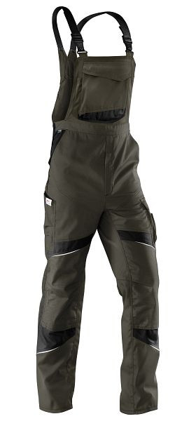 Kübler ACTIVIQ Latzhose, Farbe: oliv/schwarz, Größe: 56, 3250 5365-6699-56