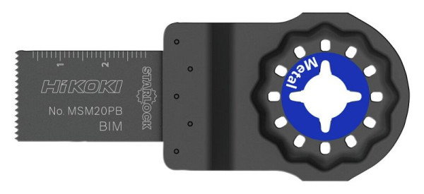 HiKOKI Multi tool Sägeblatt Metall BIM STARLOCK MSM20PB, 782712