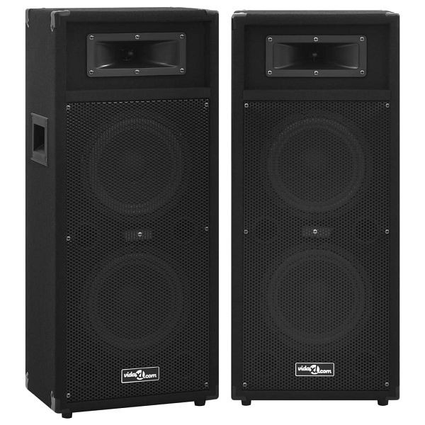 vidaXL Professionelle HiFi-/Bühnen-Lautsprecher Passiv 2 Stück 1000 W, 70102