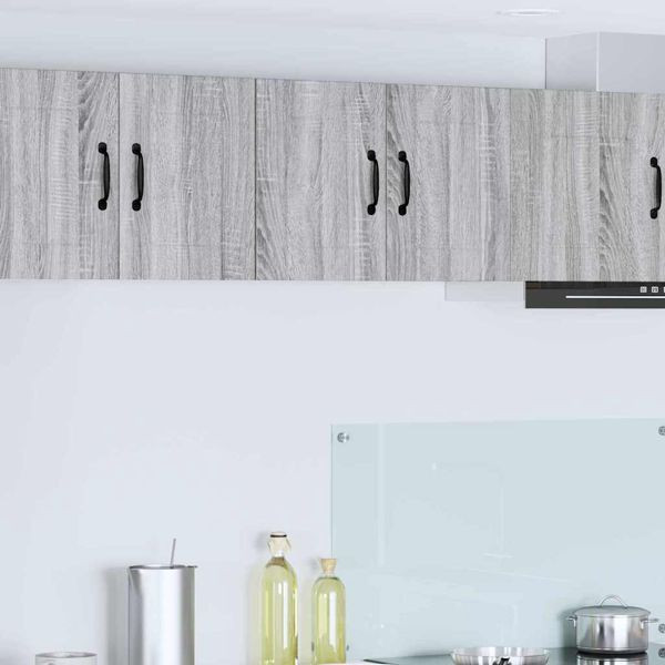 vidaXL Küchenwandschrank Graues Sonoma 60 x 31 x 40 cm Holzwerkstoff, 884926