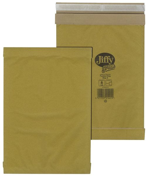 Jiffy Papierpolstertasche Größe 4, 240 x 343mm, braun, 30001314