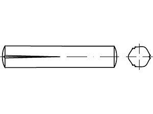 Paßkerbstifte ISO 8745 Stahl 6 x 60 VE=S (100 Stück)