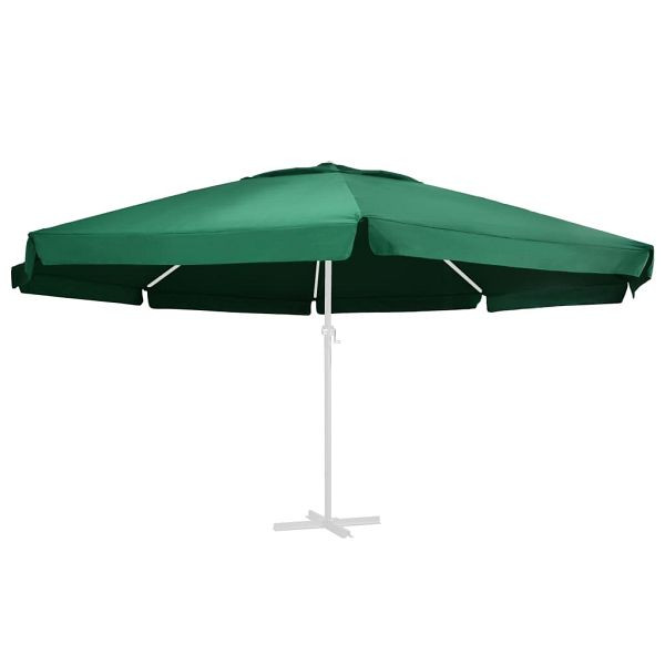 vidaXL Ersatzbezug für Sonnenschirm Grün 600 cm, 312547
