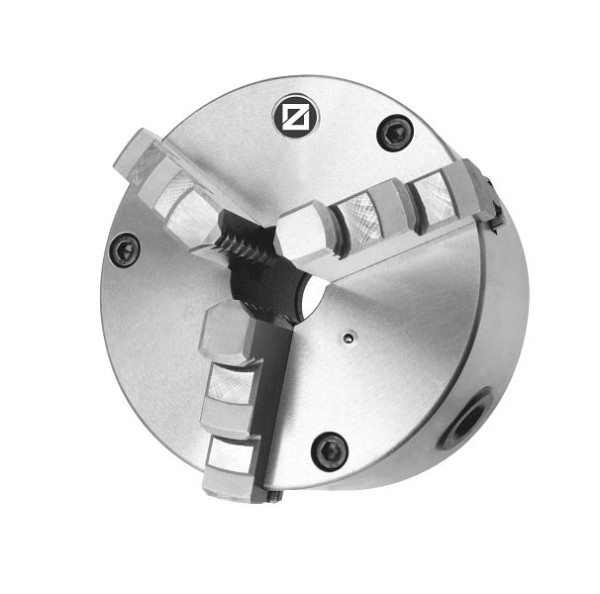 MACK 3-Backen-Drehfutter 200 mm, Stahl, DIN 55026-5", einteilige Backen, ZE-8356-205