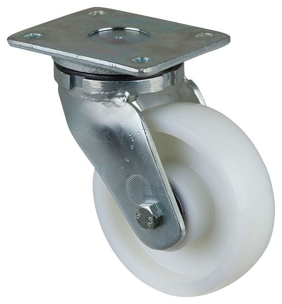BS Rollen Schwerlastrolle, Rad-Breite 48 mm, Rad-Ø 150 mm, Tragfähigkeit 800 kg, Lauffläche/Radkörper Kunststoff, Kugellager, RR100.B15.150