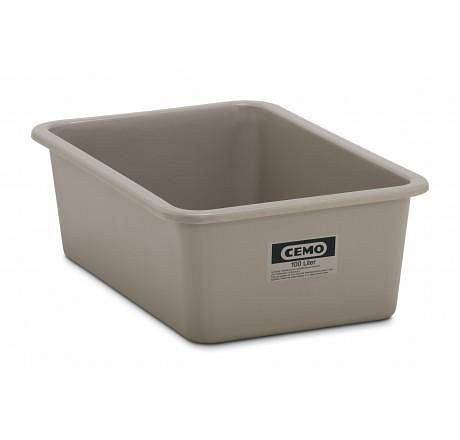 Cemo Rechteckbehälter 100l grau, Maße: 80 x 50 x 28 cm, 7165, 4052886097885
