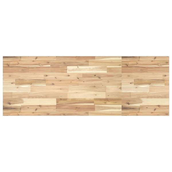 vidaXL Waschtischplatte Unbehandelt 140x50x2 cm Massivholz Akazie, 3279665