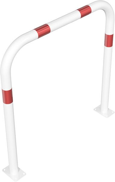 Schake Rohrbügel aus Stahlrohr Ø 60 x 2,5 mm ohne Querholm für Dübel Befestigung, Gesamtbreite: 1000 mm, 465_52B