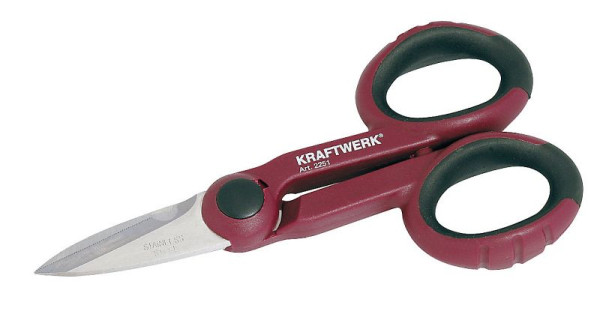 Kraftwerk Elektriker-Allzweckschere, 142 mm, 2251, 7612206069410