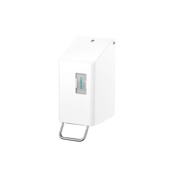 Air Wolf Seifen- und Desinfektionsmittelspender, Wandmontage, Weiß, 250 ml, Edelstahl, Serie Omega, 29-087