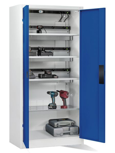 Bedrunka+Hirth Akkuladeschrank Comfort, Maße in mm (BxTxH): 930 x 500 x 1950, Vollblechtüren, 06.155.05E3