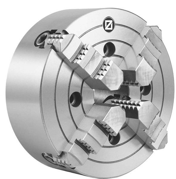 MACK Planscheibe ZENTRA, D= 200, Guss, DIN 55026-5", einteilige Backen, ZE-4156-205