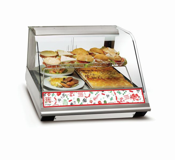 CB Italy ventilierte Tisch-Warmhaltevitrine, Prestige ECV 2076, 14100195