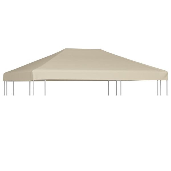 vidaXL Pavillondach 310 g/m² 4×3 m Beige, 44784, 8718475704966