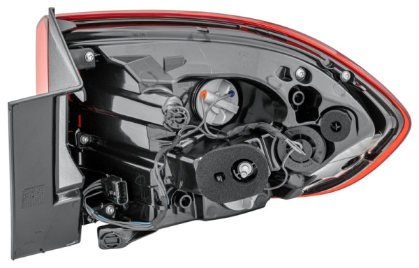 HELLA Heckleuchte, Hybrid, äusserer Teil, für u.a. RENAULT SCÉNIC IV (J9_), ECE, für Rechtsverkehr/für Linksverkehr, links, 2SD 012 311-111