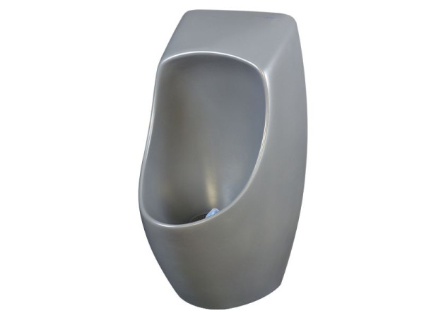 URIMAT Urinal ceramic, arbeitet wasserlos, grau (matt), 12.206