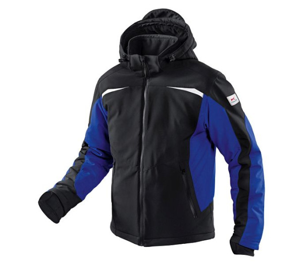Kübler Winter Softshell Jacke, Farbe: schwarz/kornblau, Größe: L, 1041 7322-9946-L