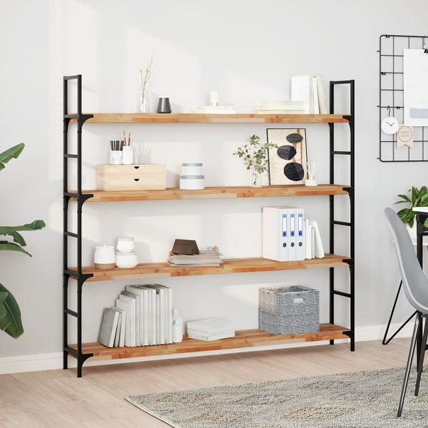 vidaXL Schweberegale 2 Stück 120x20x4 cm Massivholz Akazie Ölbehandelt, 3279592