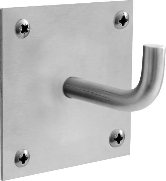 KWC Kleiderhaken, Edelstahl, 80x80x65 mm, Befestigung von vorn, 2030022465