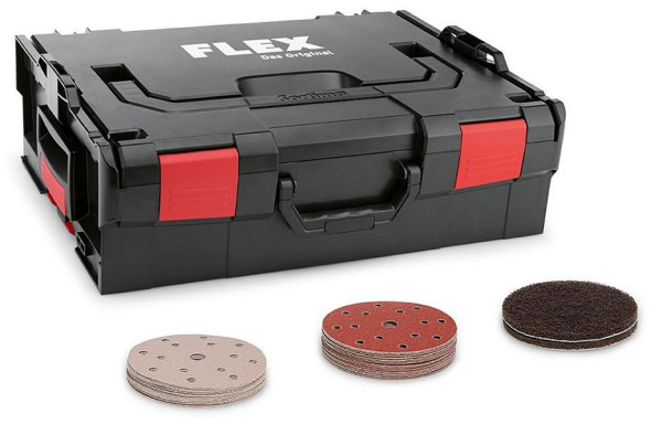 FLEX Paint-Set D150, zur Bearbeitung von z. B. lackierten Oberflächen, 408468, 4030293173798