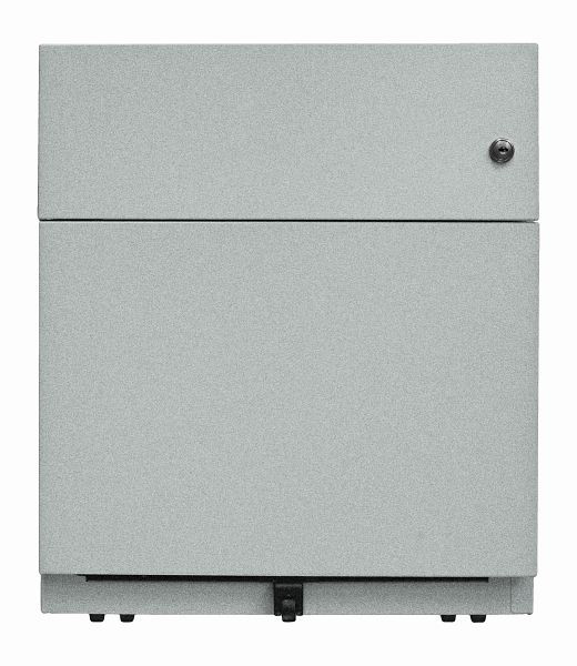 Bisley Rollcontainer Note, 1 Universalschublade, 1 HR-Schublade, silber, NWA59M7SF355
