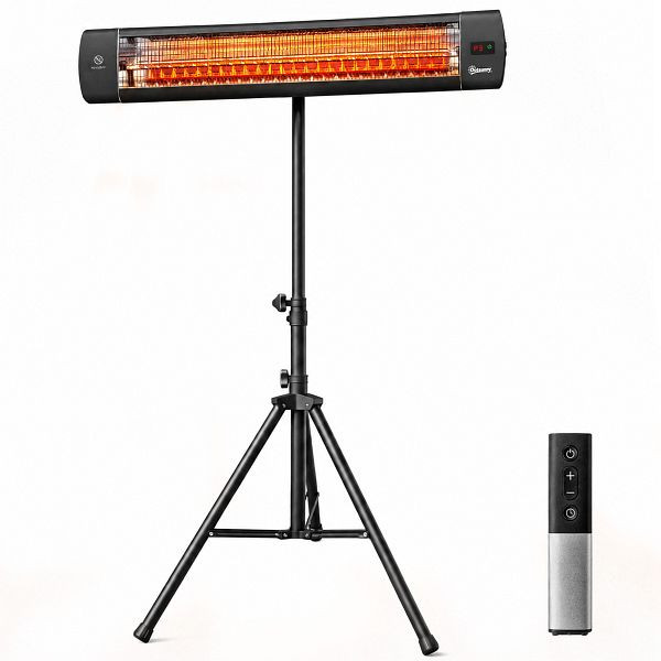Outsunny Infrarot Heizstrahler, 2500 W, schwarz, 842-486V90BK