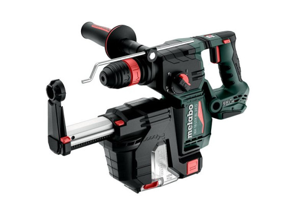 metabo Akku-Kombihammer KH 18 LTX BL 24 Q Set ISA metaBOX 185 XL, inkl. 2 Akkus und Ladegerät, 601714900