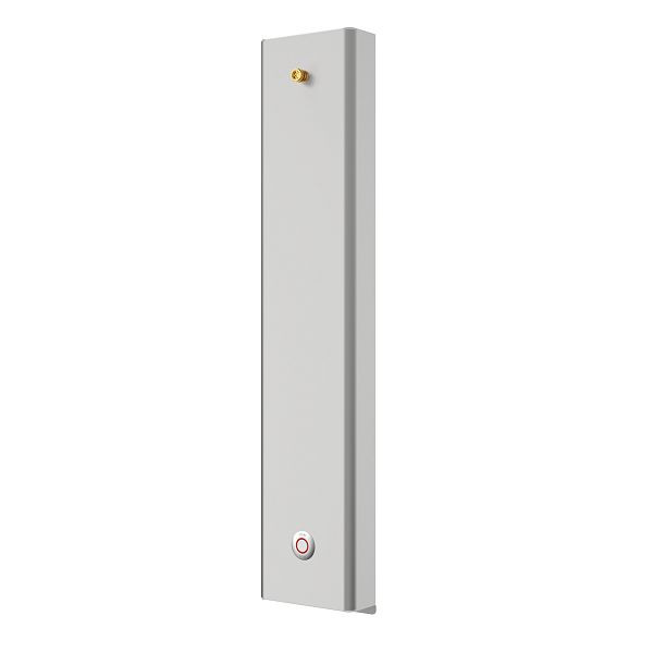 KWC DUPA, F5, elektronisch gesteuert, Edelstahl, ohne Mischung, für Duschkopf, Spezialschrauben, 24 VDC, 2030070434