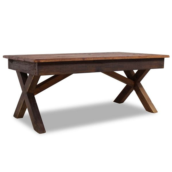 vidaXL Couchtisch Altholz Massiv 110x60x45 cm, Material: Massives Altholz, 244492