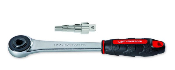 Rothenberger UNI-Stufenschlüssel Set mit Ratsche, 3/8-1", VE: 10 Stück, 73297