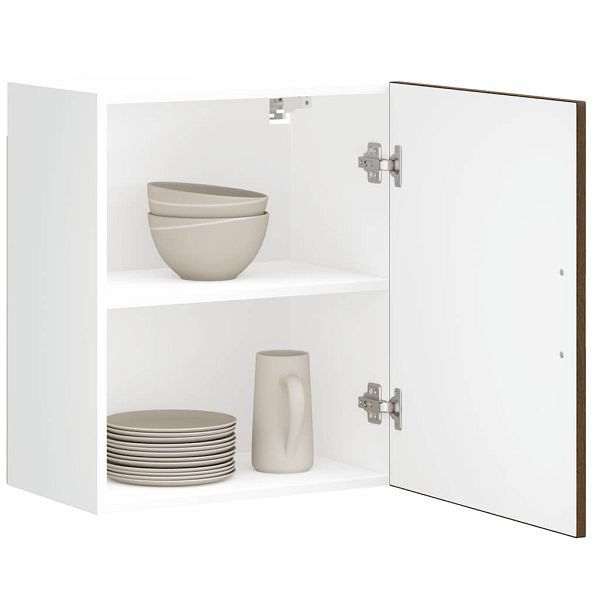 vidaXL Küchen-Hängeschränke 2 Stk. Braun Eichen-Optik Holzwerkstoff, 854052