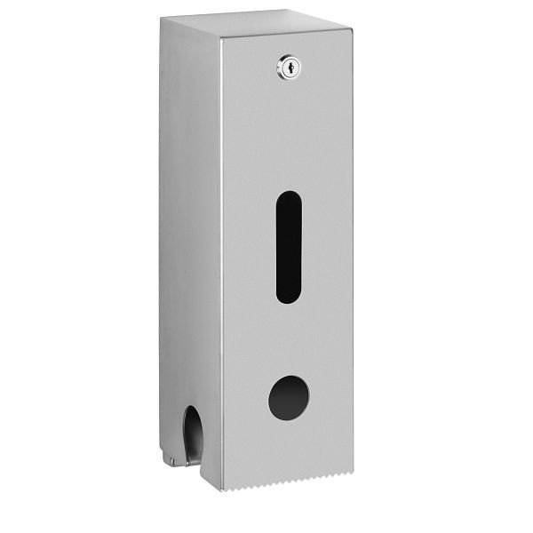 KWC WC-Dreifachrollenhalter, Edelstahl, 130x415x150 mm, Aufputz, 2000057081
