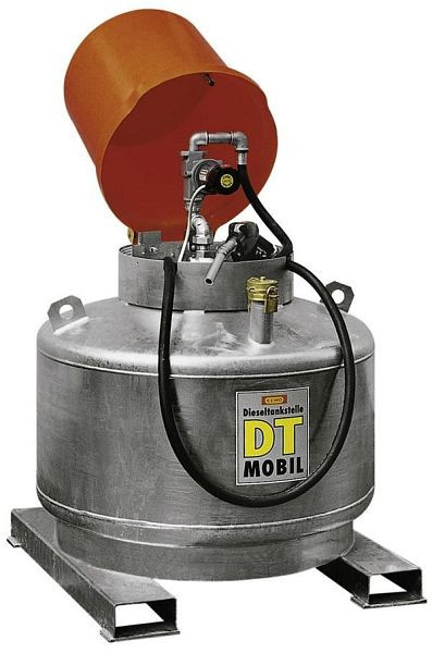 Cemo Dieseltank-Mobil 400l, doppelwandig verzinkt, 7577