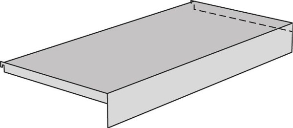 Kerkmann Sockelboden mit Konsolen Univers, B 1000 x T 500 mm, lichtgrau, 52864811