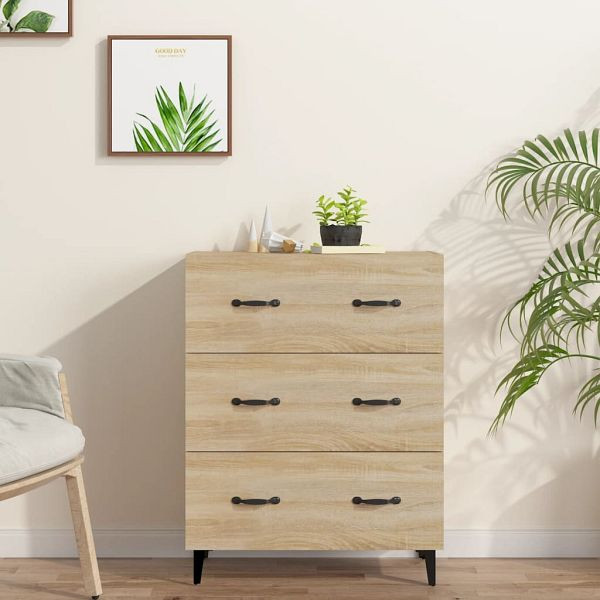 vidaXL Sideboard Sonoma-Eiche 69,5x34x90 cm Holzwerkstoff, 812162