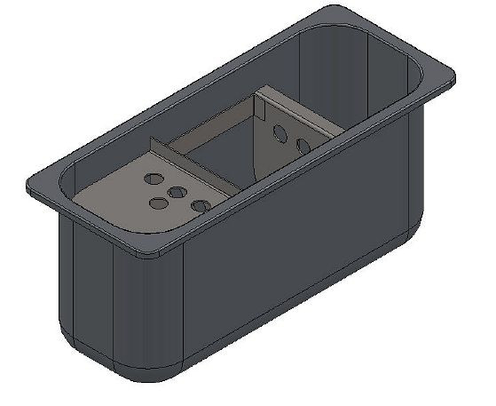 KBS Anbauportionierspüle für Eistheke Mirabello, 831807