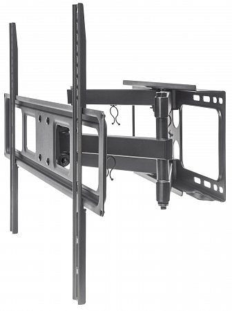 MANHATTAN Universal Basic TV-Wandhalterung, neig- und schwenkbar, 37" bis 70" und bis zu 40 kg, schwarz, 461351