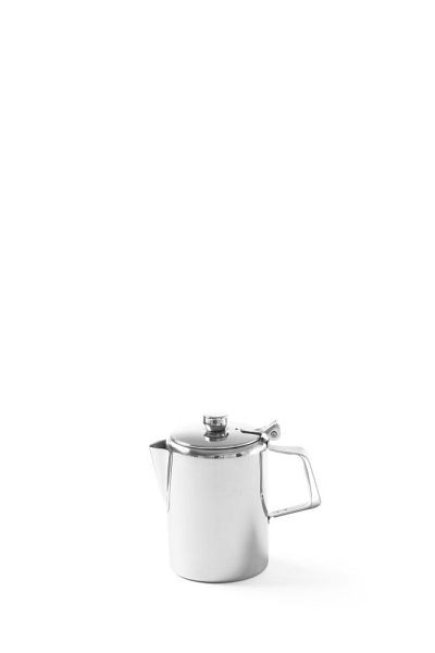 Hendi Kaffee-/Teekanne mit Klappdeckel, 0,3 L, ØxH: 74x123 mm, 453100