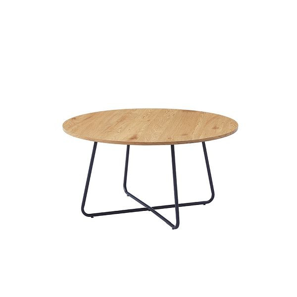 HOME DELUXE Couchtisch Rund NOVARA - Farbauswahl Oiled Oak, 51512