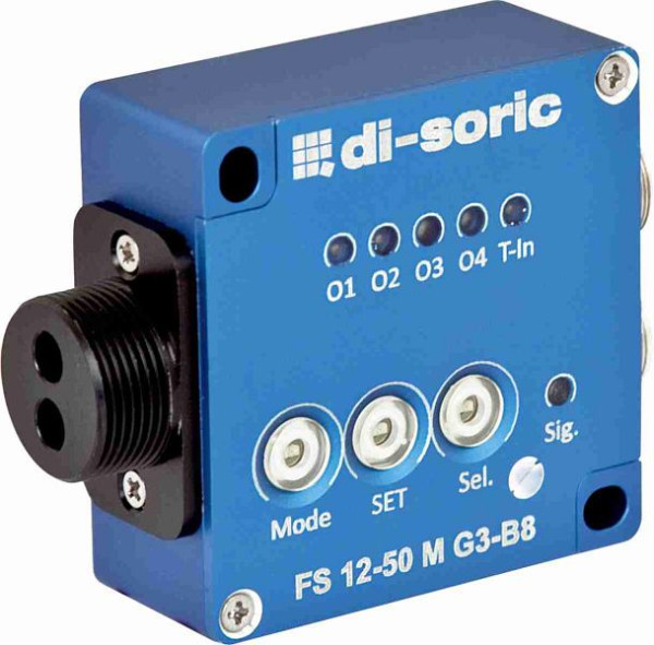 di-soric FS 12-50 M G3-B8 Farbsensor, pnp+npn (4x), NO/NC, 205450