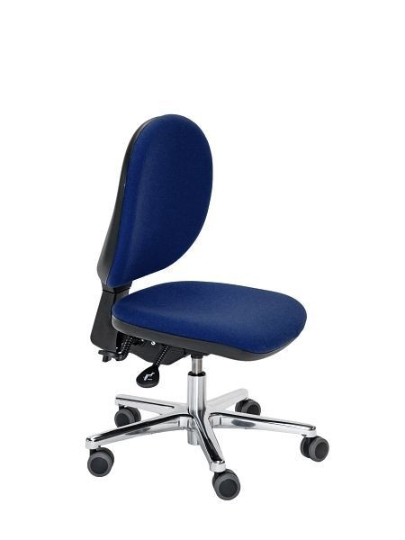 bemefa Erzieherstuhl mit Sitz- und Rückenneigeverstellung sowie Permanentkontakt blau, 0617-1001/11-614481