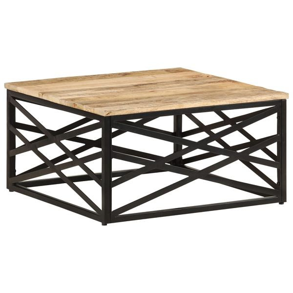 vidaXL Couchtisch 68 x 68 x 35 cm Massivholz Mango, 287364
