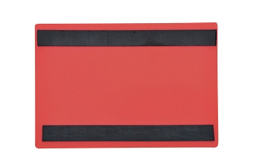 KROG Etikettentaschen - magnetisch, 120x80 mm A7, rot mit 2 Magnetstreifen, 5902091RA