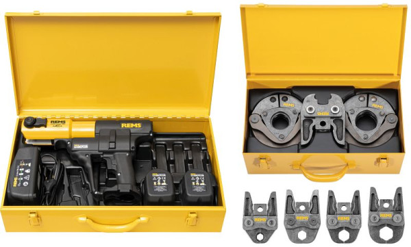 REMS Akku-Press Radialpresse 14V ACC Set M15-54+ M15-22-28-35 + M42-54(PR-3S), 571018 R220
