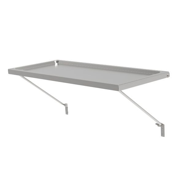 Rieber Stellfläche CNS abklappbar - Stirnseite, 88132002