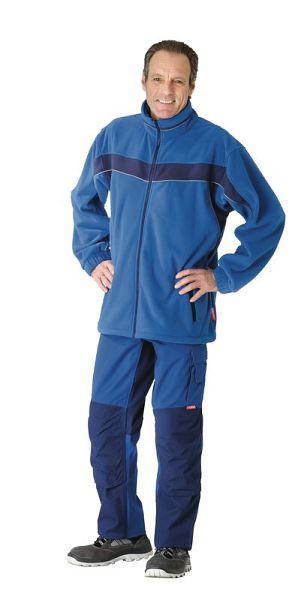 Planam Plaline Fleecejacke, kornblumenblau/marine, Größe 4XL, 2561068